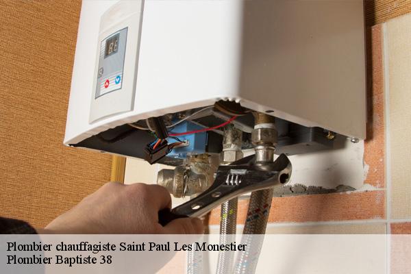 Plombier chauffagiste  saint-paul-les-monestier-38650 Plombier Baptiste 38