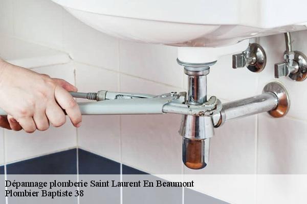 Dépannage plomberie saint-laurent-en-beaumont-38350 Plombier Baptiste 38