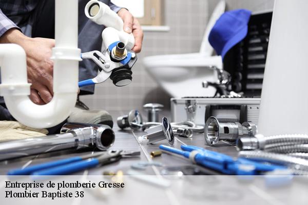 Entreprise de plomberie gresse-38650 Plombier Baptiste 38