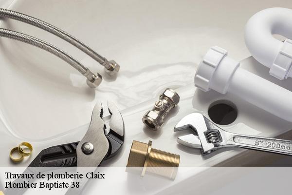 Travaux de plomberie claix-38640 Plombier Baptiste 38